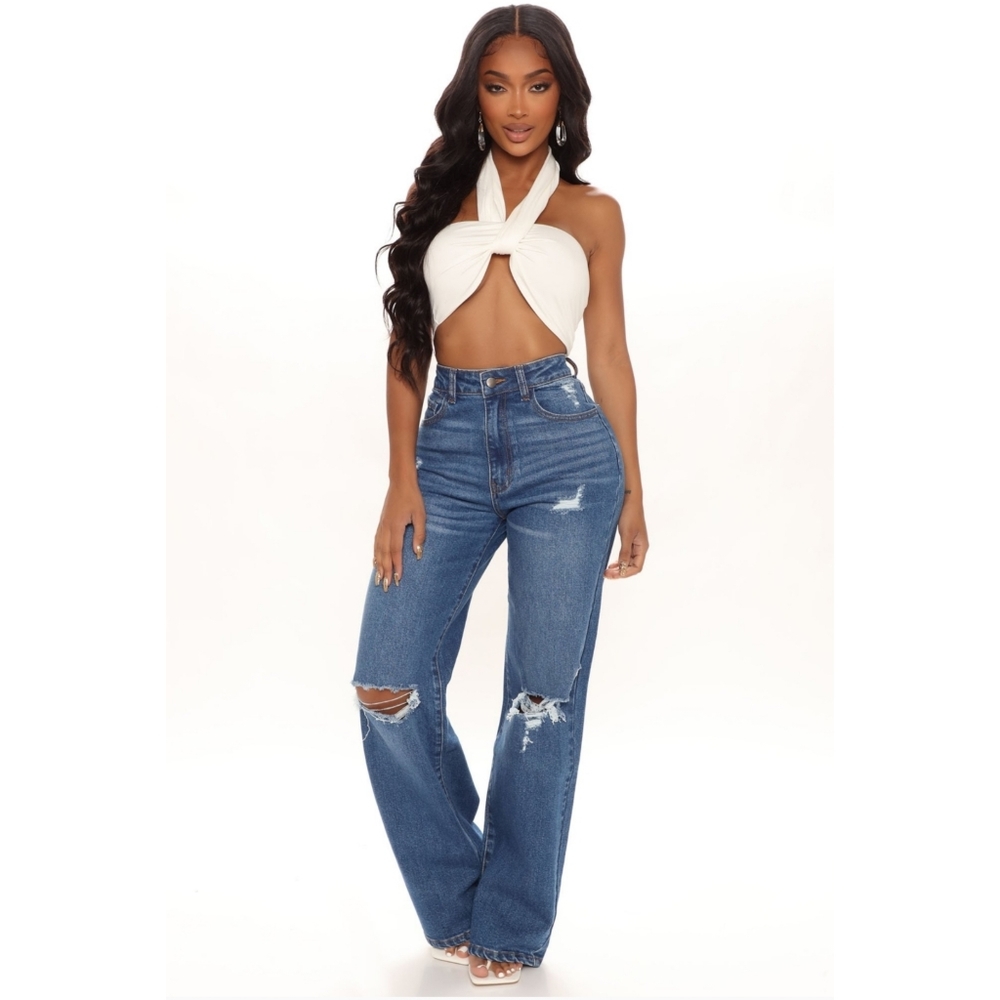 FashionNova Searched Far & Wide Leg Jeans